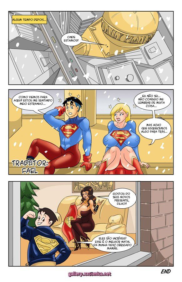 Liga da Justiça Pornô – Superboy e Super moça transando