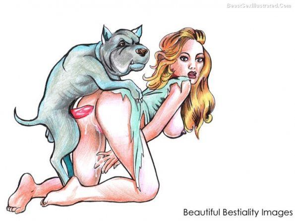 Hentaihome – Imagens de mulheres fodendo com cachorros (1)