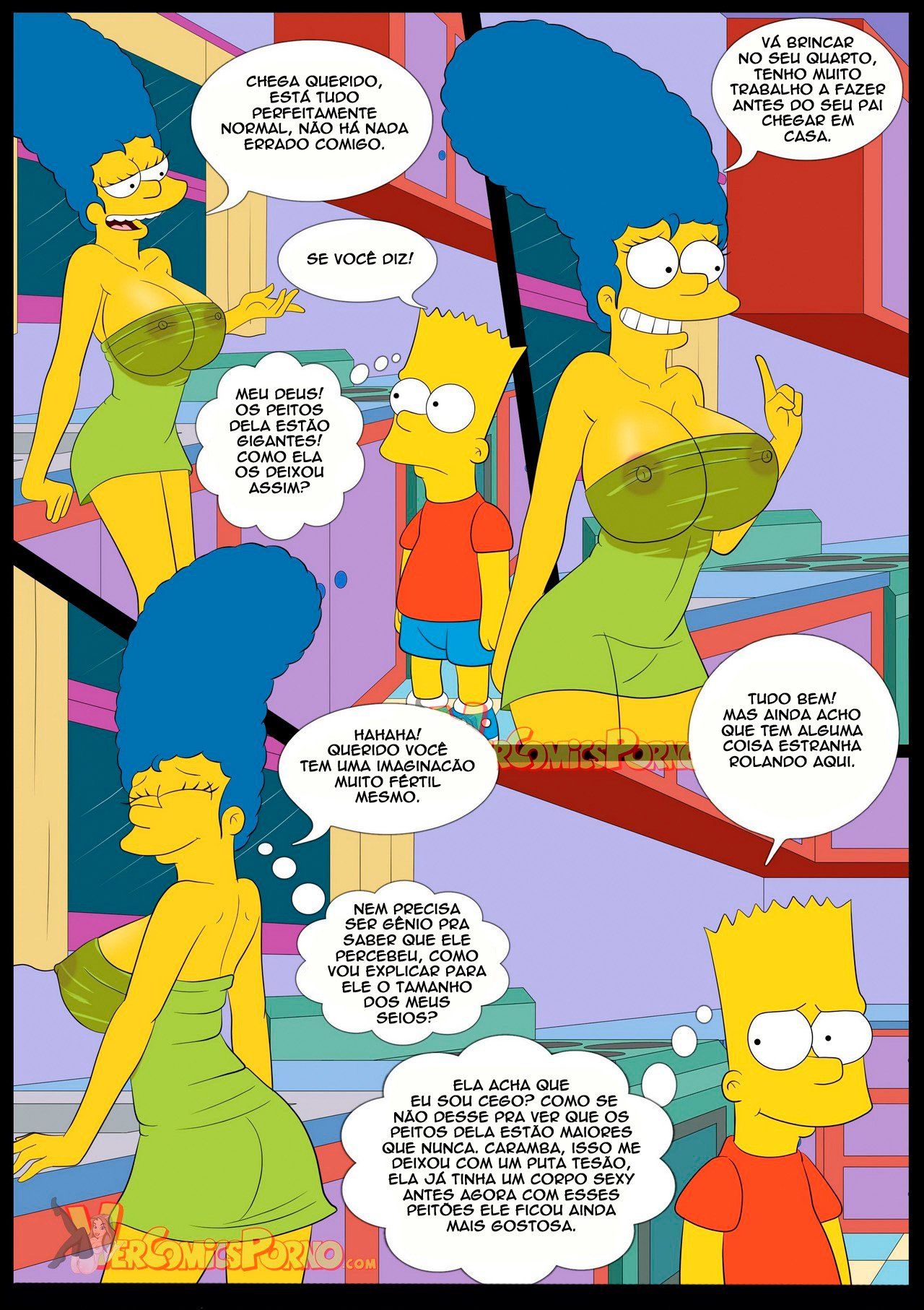 Hentaihome – Os Simpsons – Comendo minha Mãe (3)