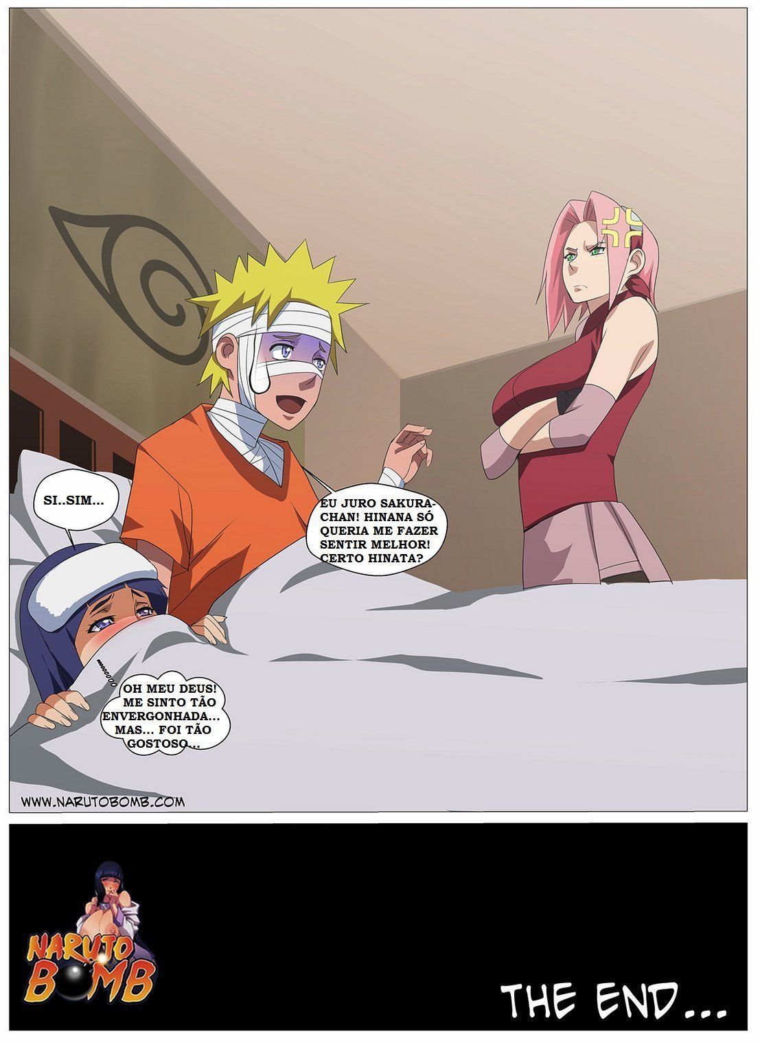 Sakura dando tudo pro Naruto tarado
