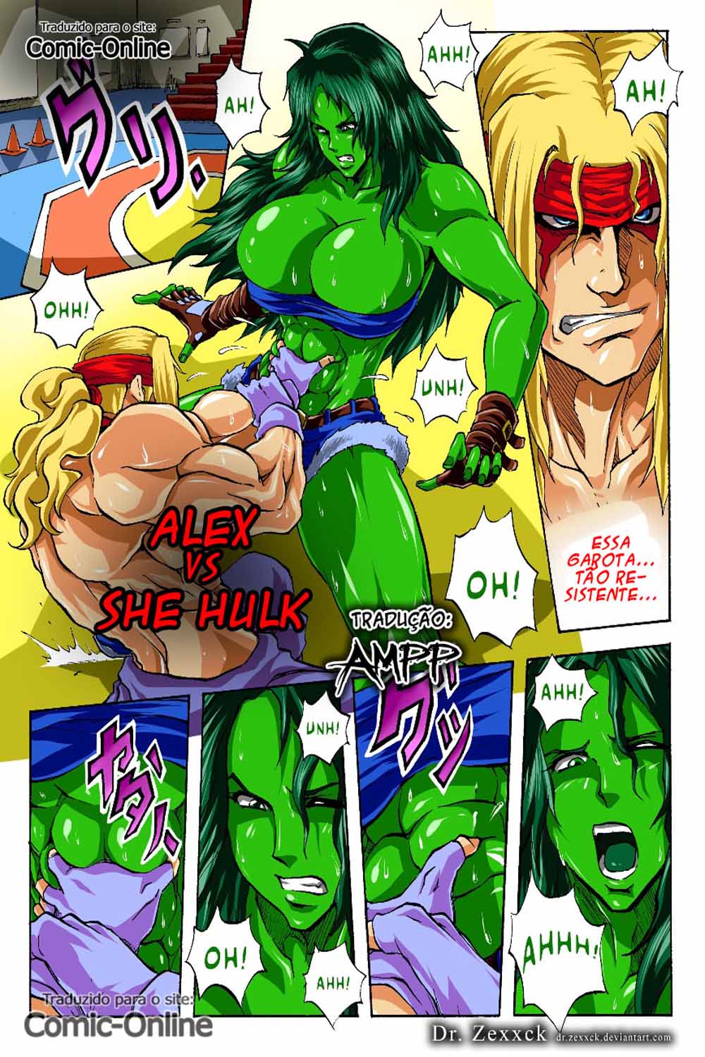 Hentaihome – She-Hulk a peituda – Heróis Pornô (1)