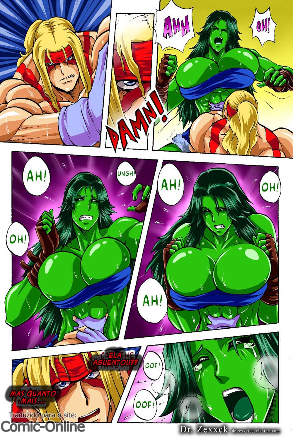 Hentaihome – She-Hulk a peituda – Heróis Pornô (2)