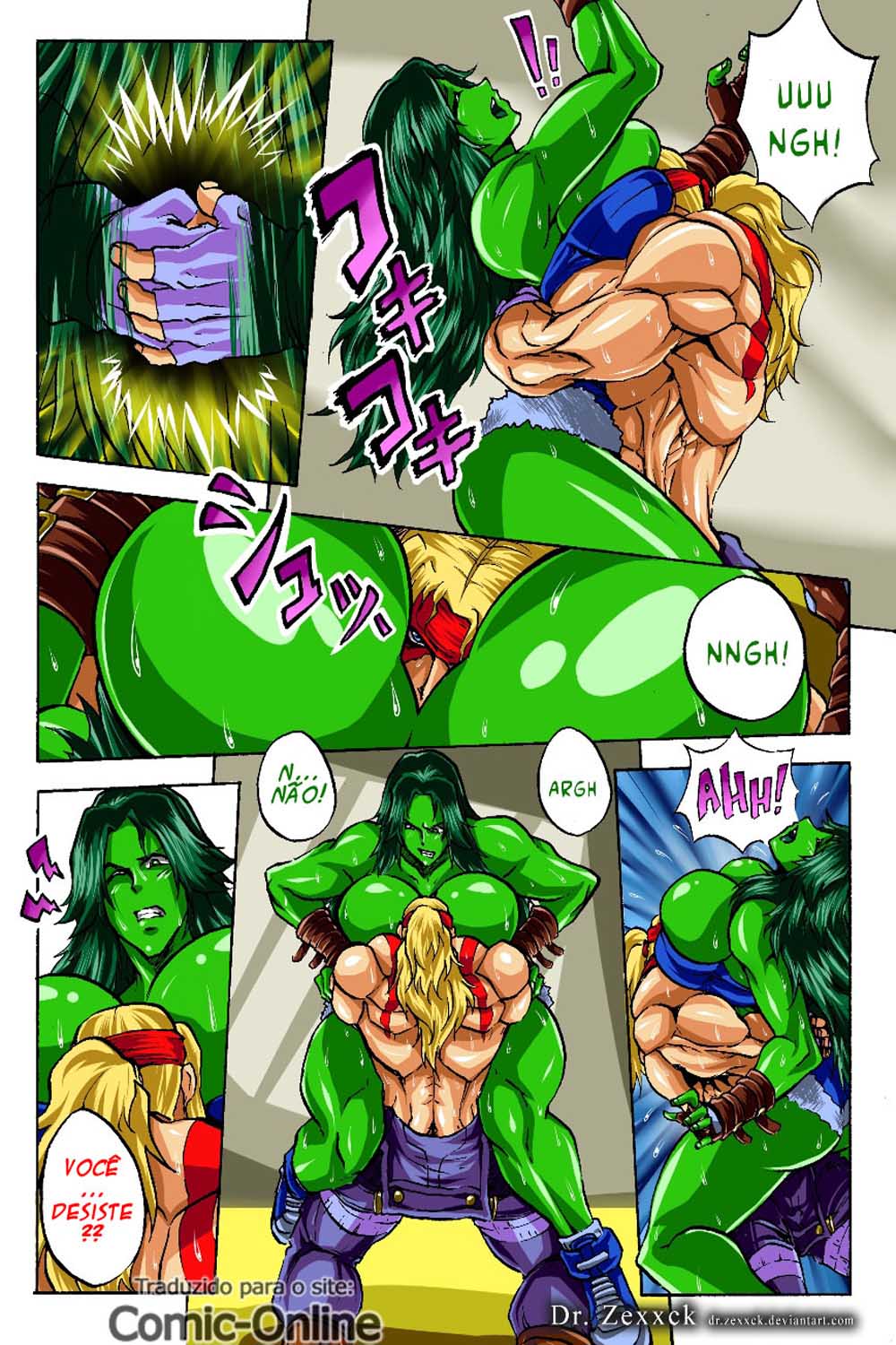 Hentaihome – She-Hulk a peituda – Heróis Pornô (4)