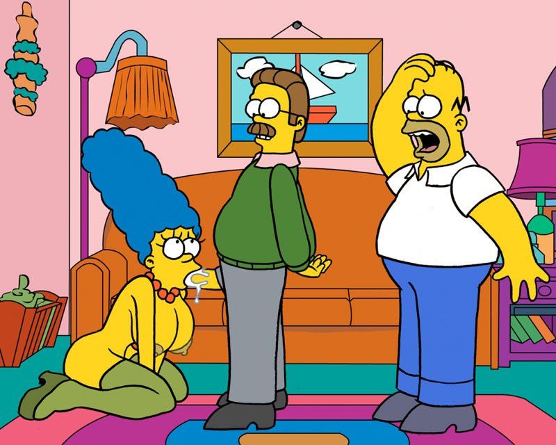 Hentaihome – Simpsons sexo – Magge traindo home (1)
