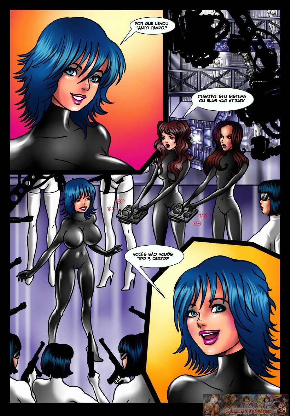 Robôs renegadas – Quadrinhos de sexo (2)