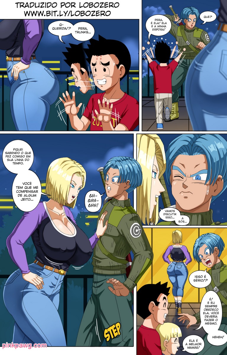 Android 18 and Trunks - 3