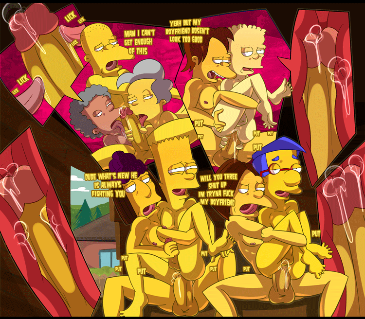 Cartoon gay dos Simpsons (1)