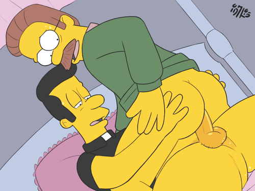 Cartoon gay dos Simpsons (3)
