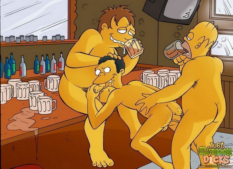 Cartoon gay dos Simpsons (9)