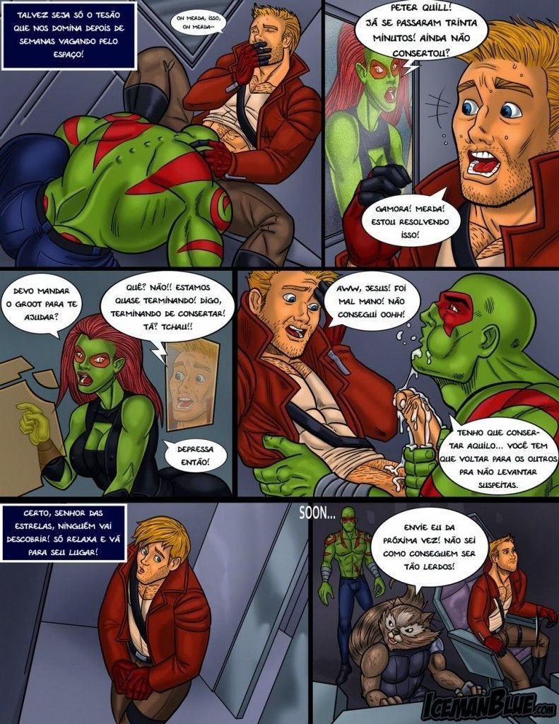 Cartoon Gay Guardiões das Galáxia (3)