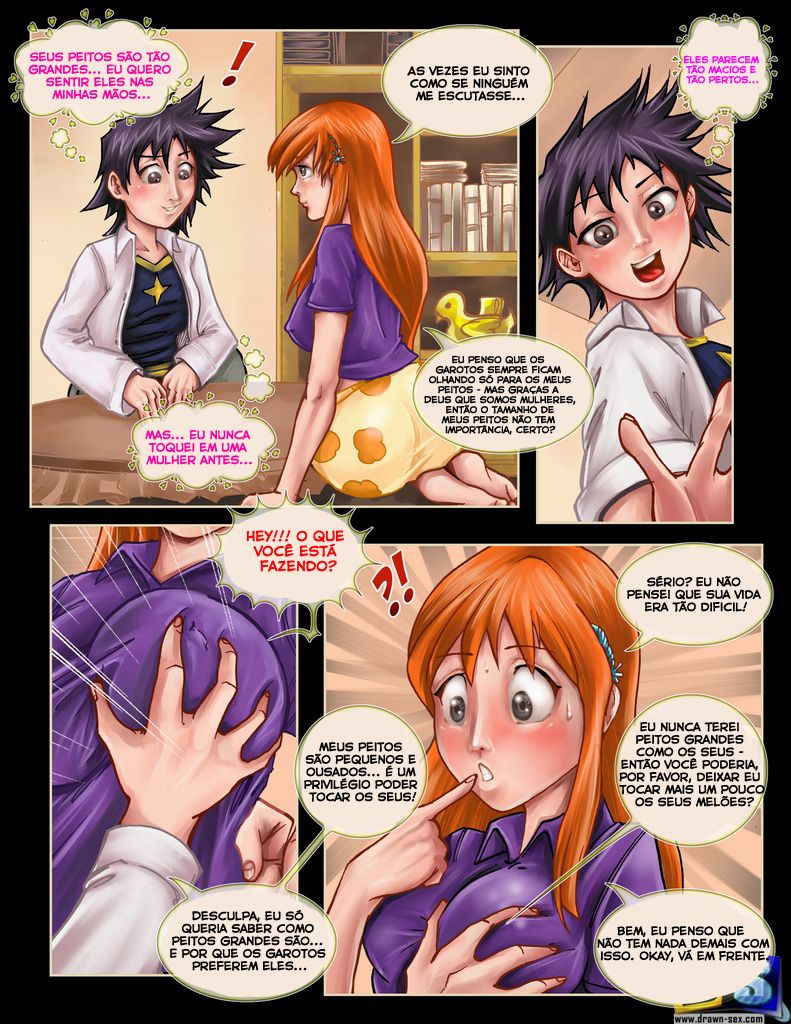 Dando prazer à Orihime do além (3)