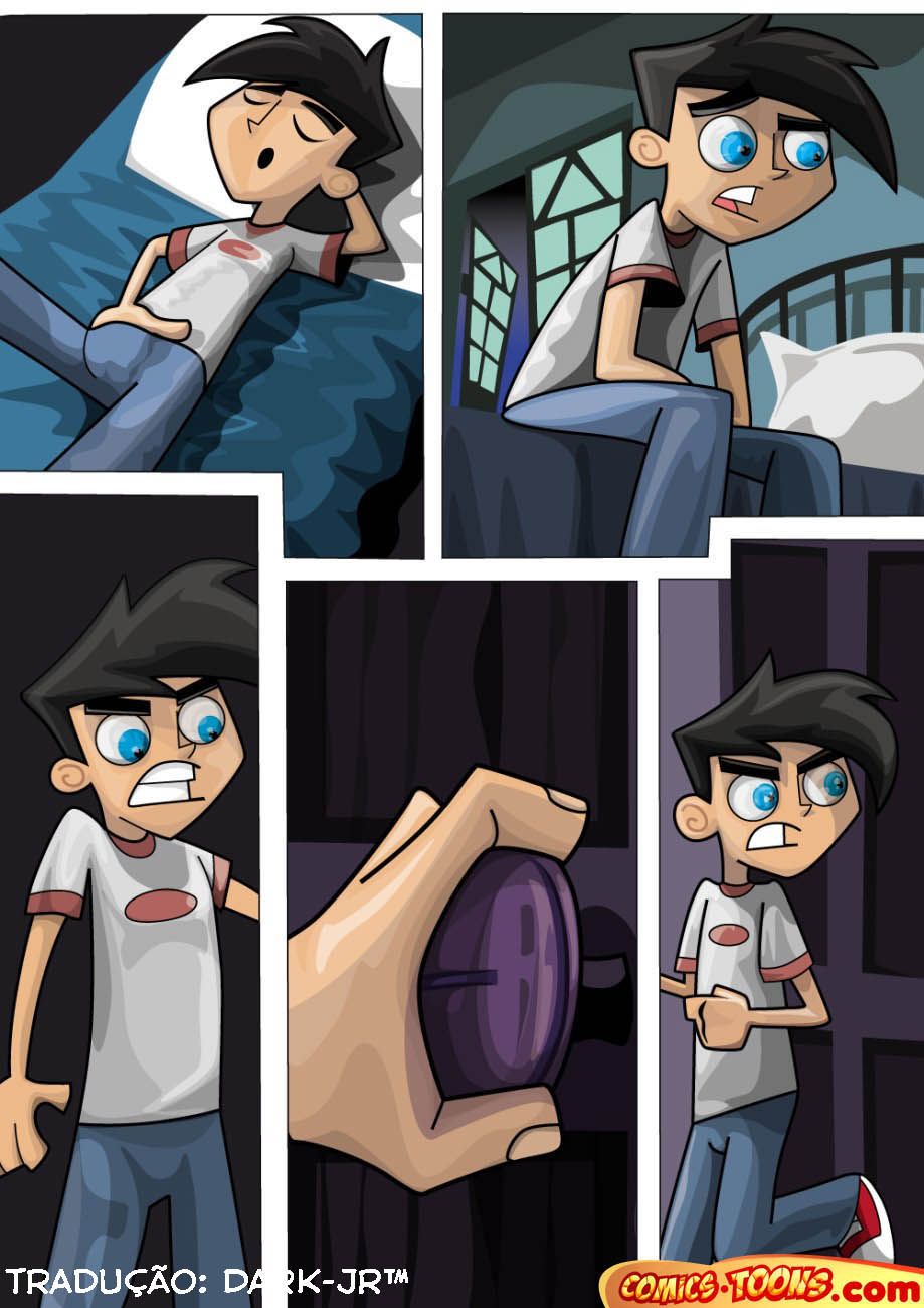 Danny Phantom brinca com os pais (1)