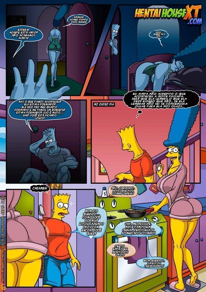 Mamãe no cio – Simpsons XXX (12)