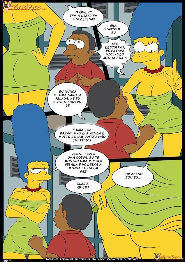 Marge e o garanhão da escola – OS Simpsons XXX (5)