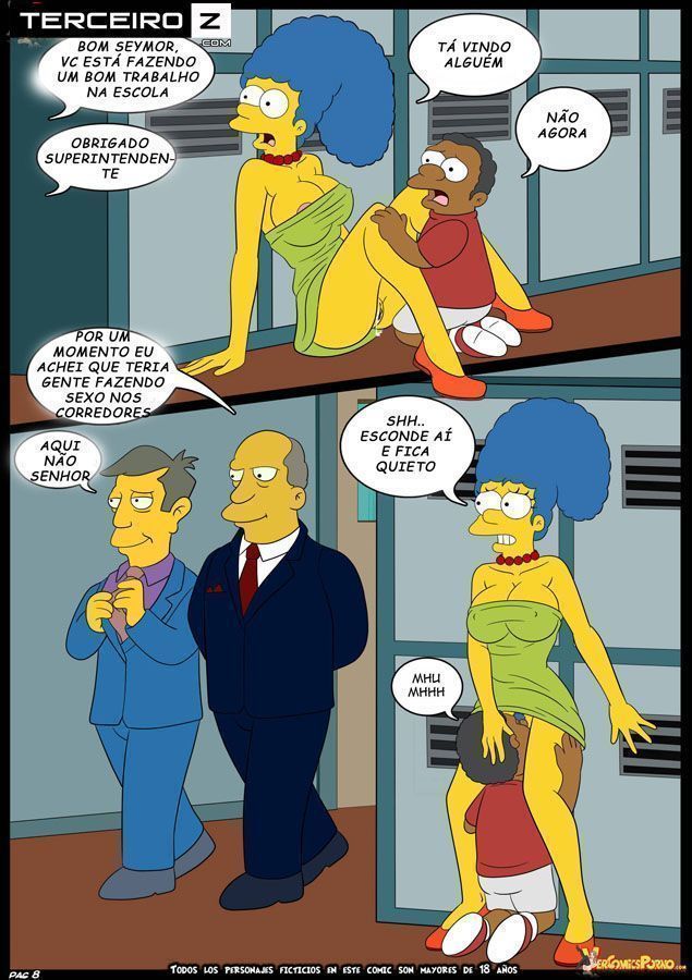 Marge e o garanhão da escola – OS Simpsons XXX (9)
