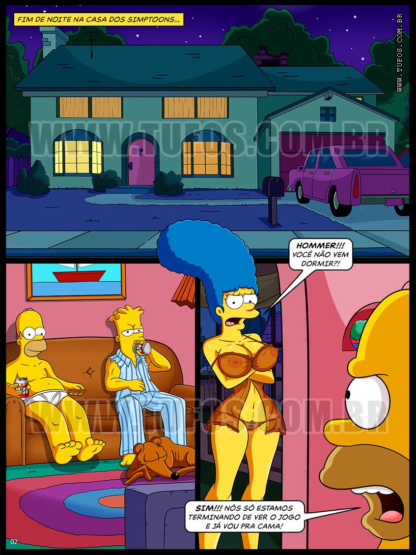 Marge Simpsons excitada em noite de futebol (3)