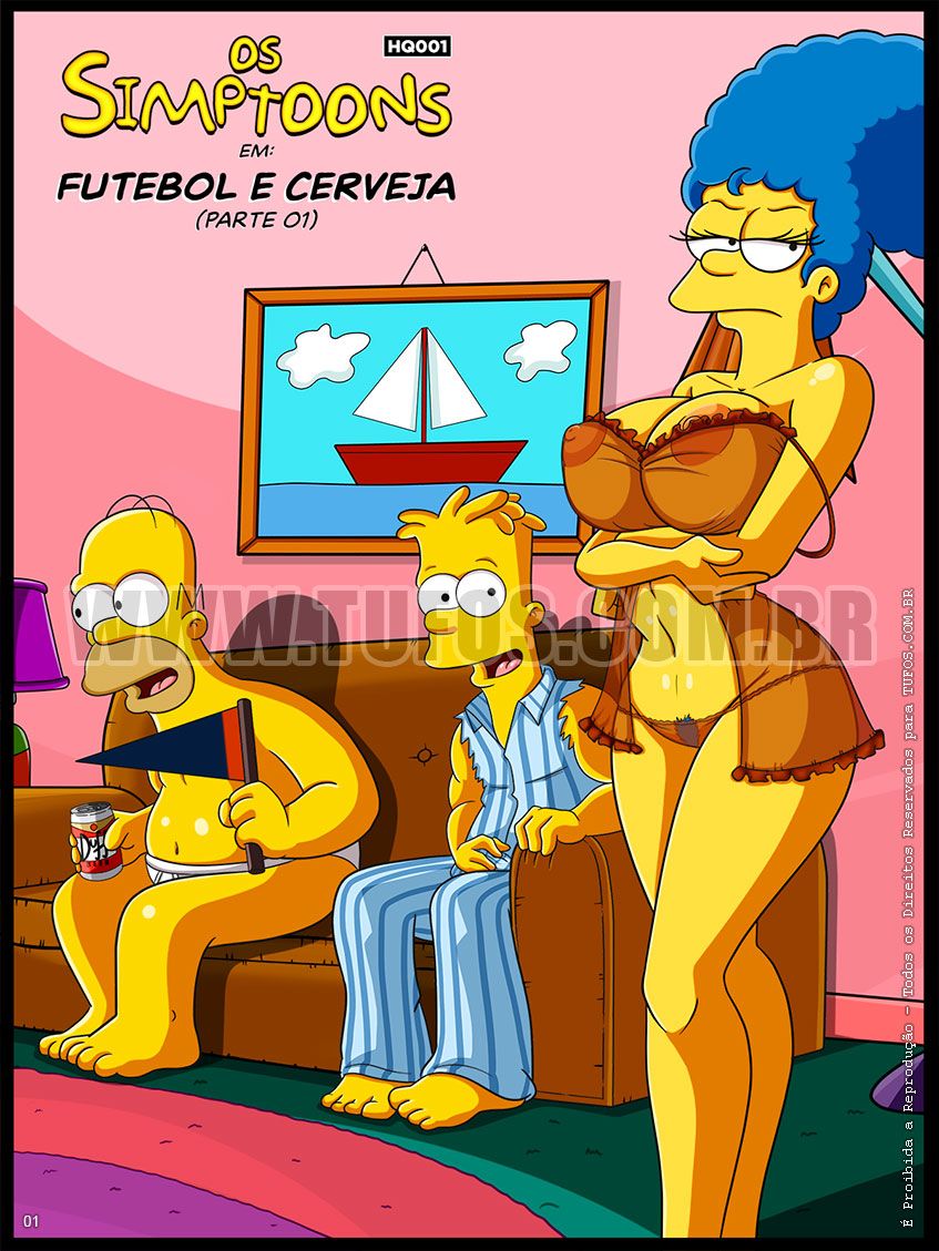 Marge Simpsons excitada em noite de futebol (4)