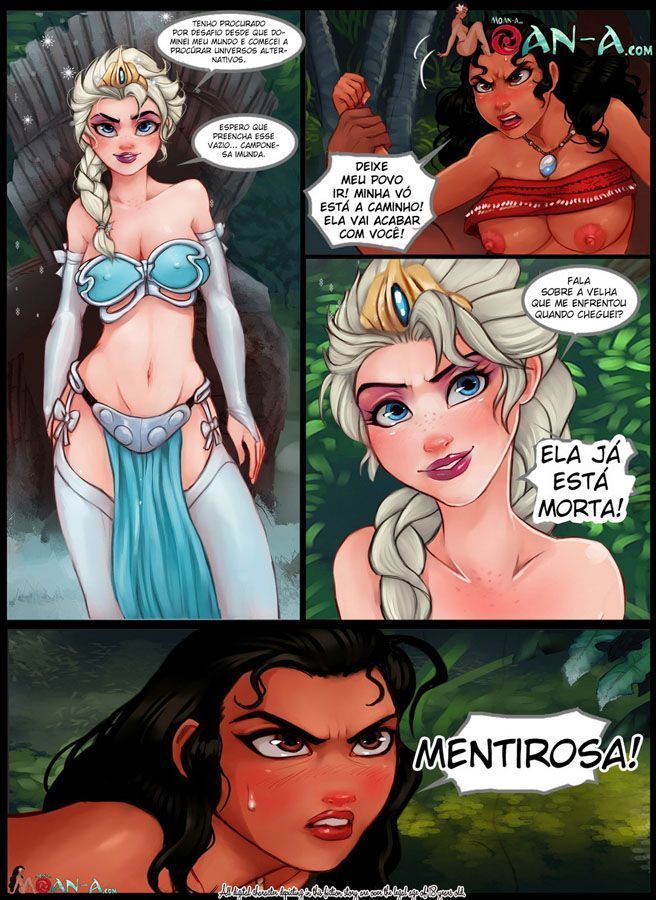 Moana e Elsa Frozen putas – Disney Hentai (7)