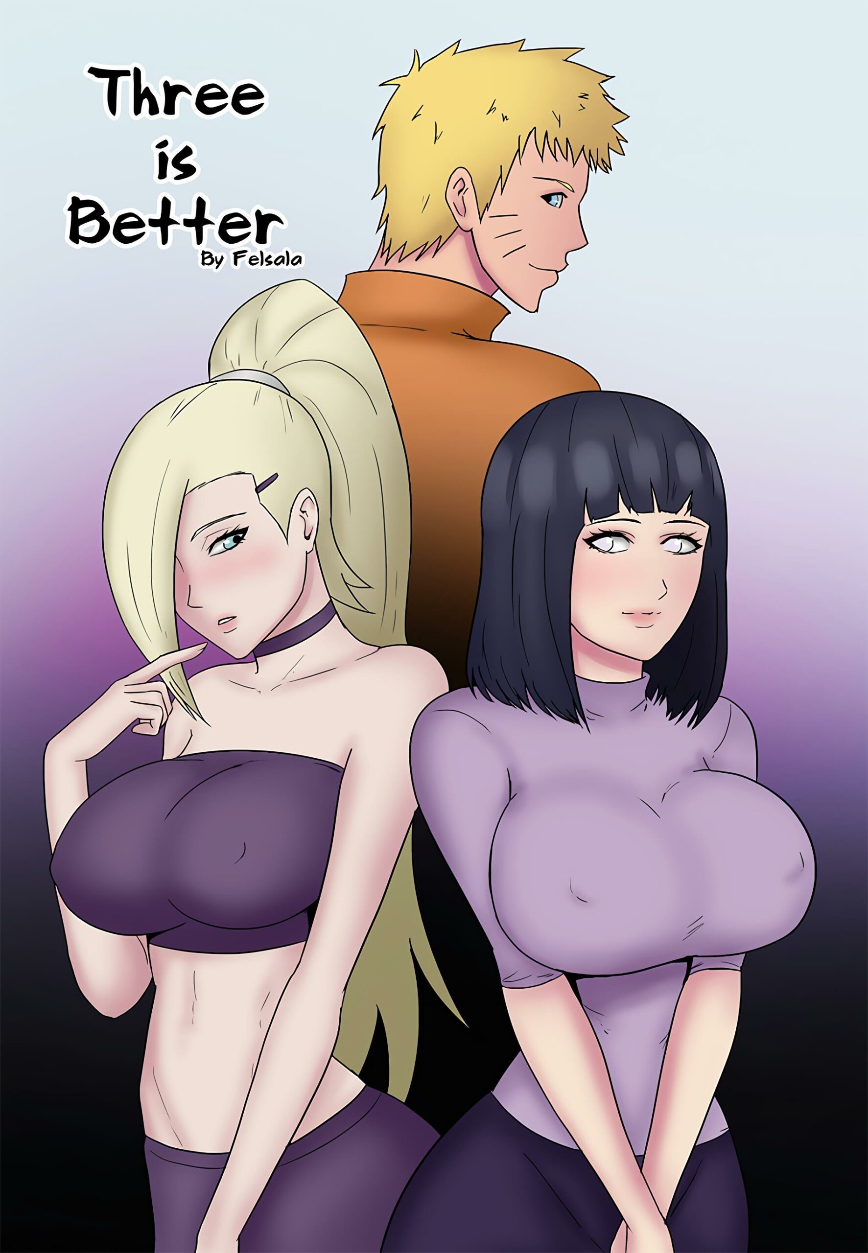 Naruto no sexo à três