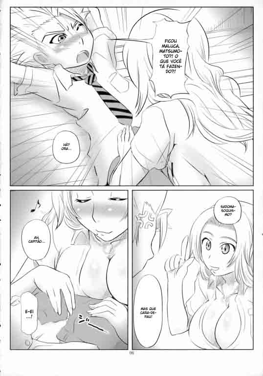 Orihime e Matsumoto peitudas excitadas – Beach (3)