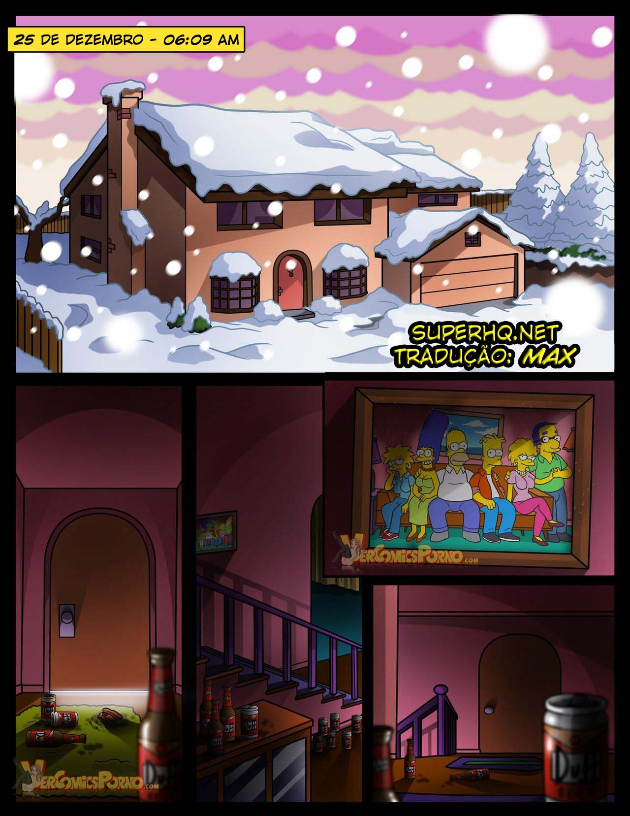 Os Simpsons, Natal Branco e Leitoso - 3