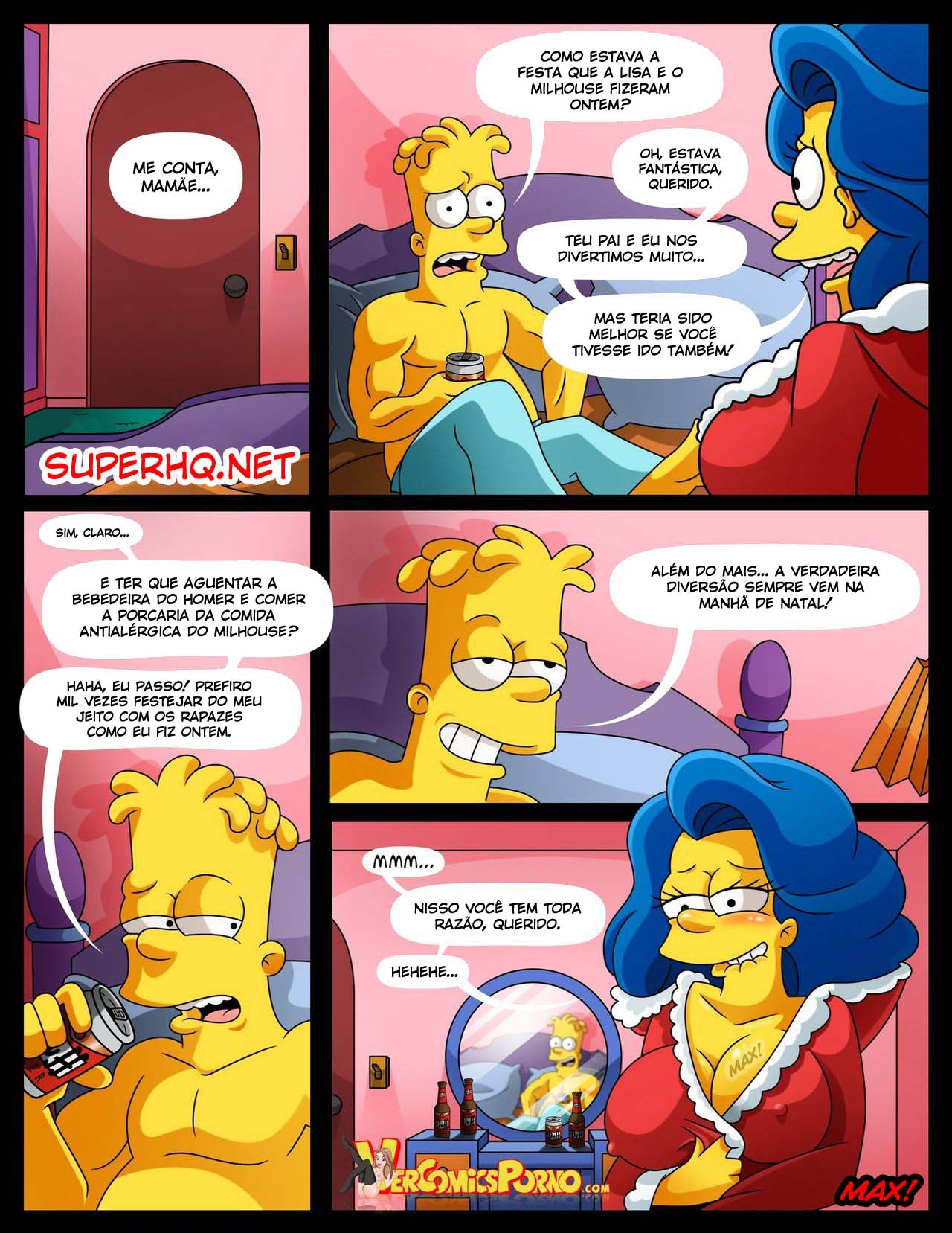 Os Simpsons, Natal Branco e Leitoso - 4