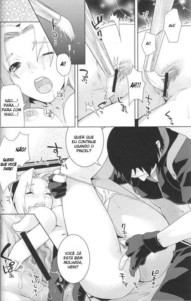 Sai pincelando Sakura – Naruto Hentai (6)