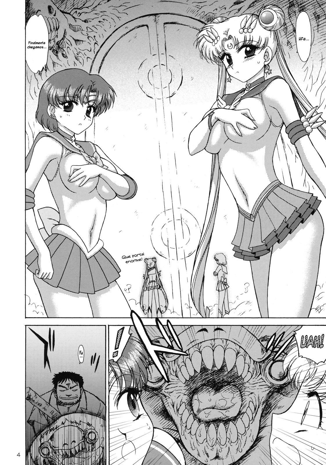 Sailor Moon Hentai – No esconderijo dos Youmas (3)