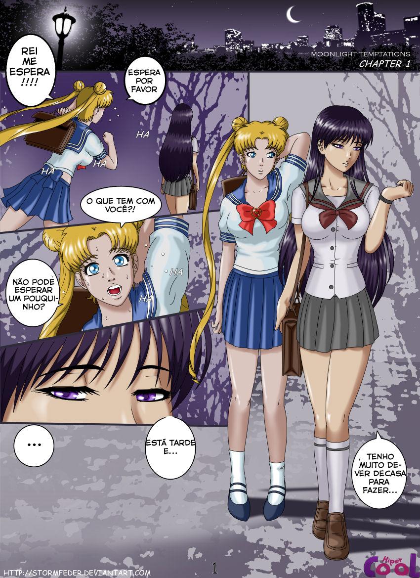 Sailor Moon Hentai Pornô – A lua (2)