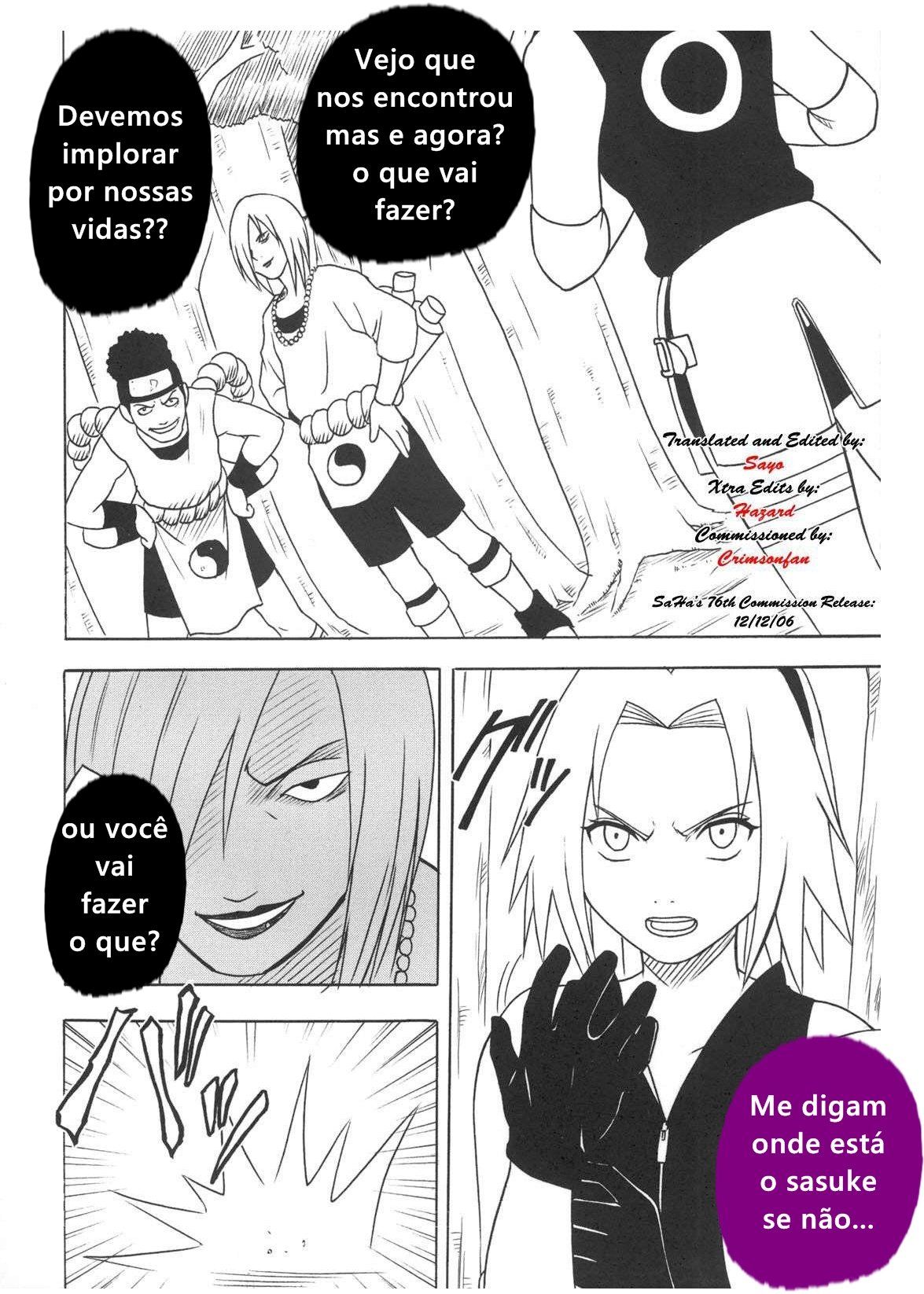 Sakura na mão do inimigo – Naruto XXX