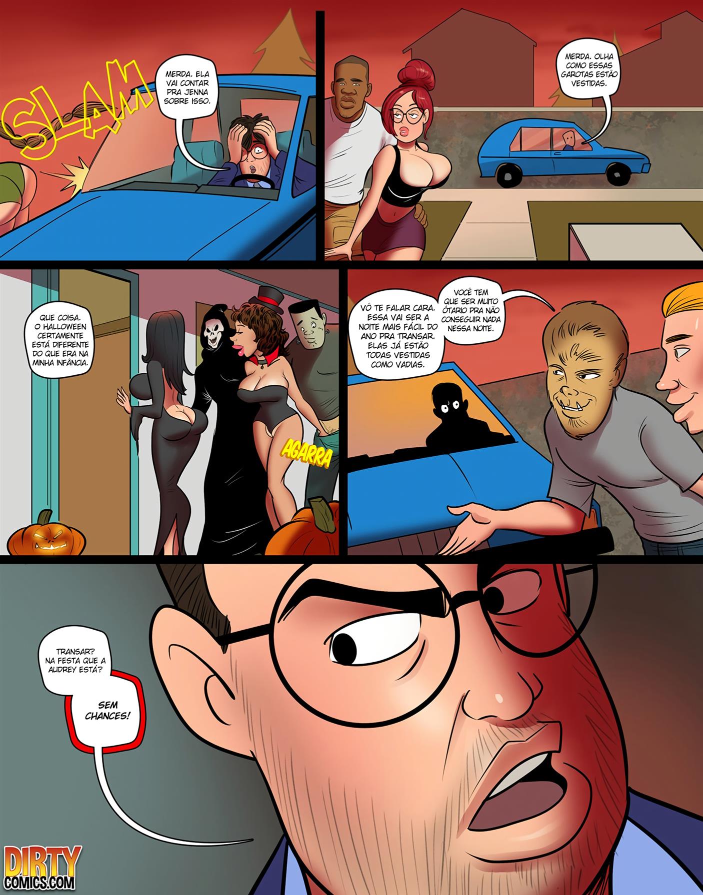 Salvando o Halloween Quadrinhos Erótico (8)