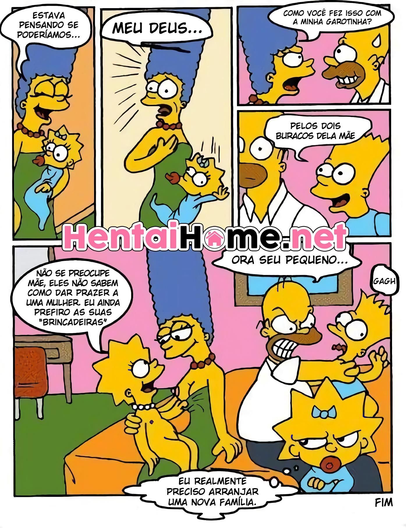 Simpsons Incesto Empurrão do papai (13)
