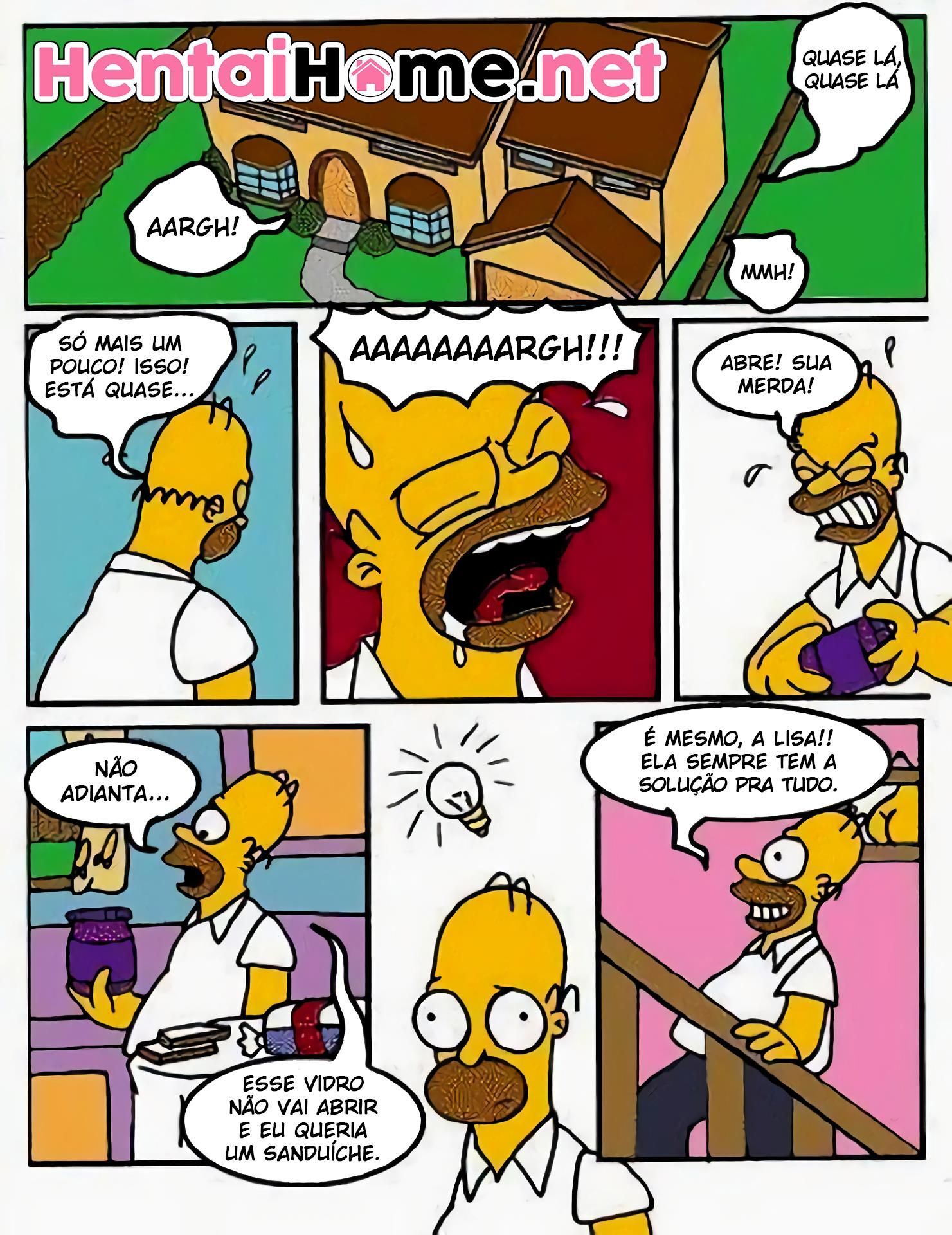Simpsons Incesto Empurrão do papai (2)