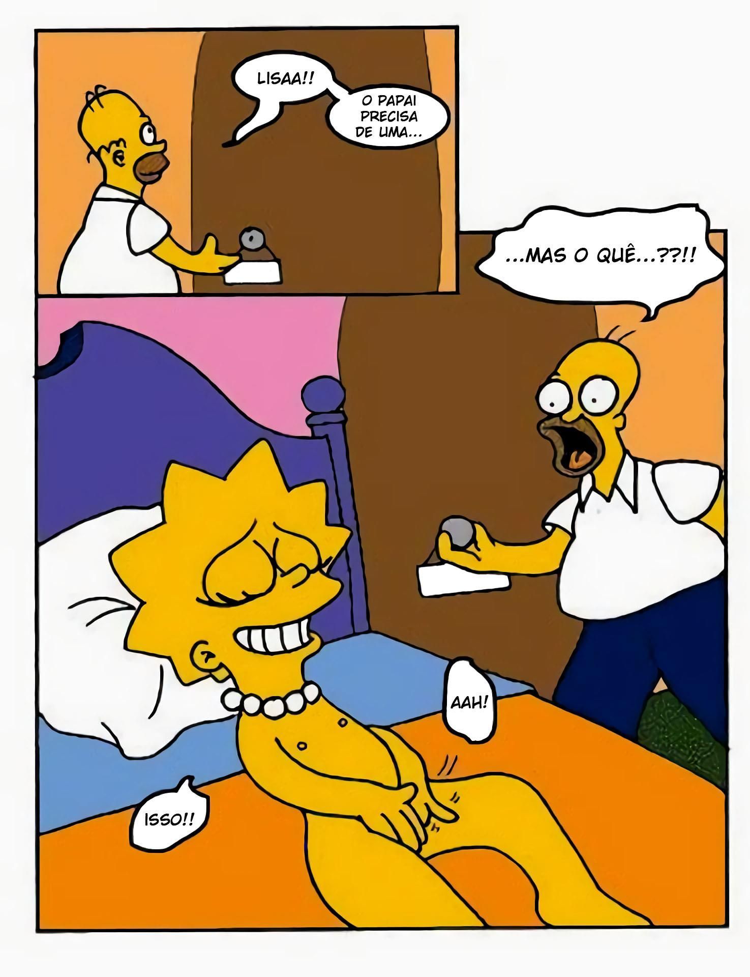 Simpsons Incesto Empurrão do papai (3)
