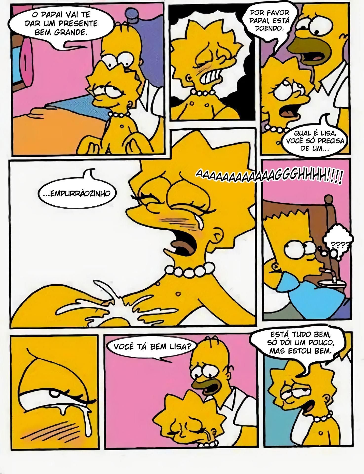 Simpsons Incesto Empurrão do papai (6)