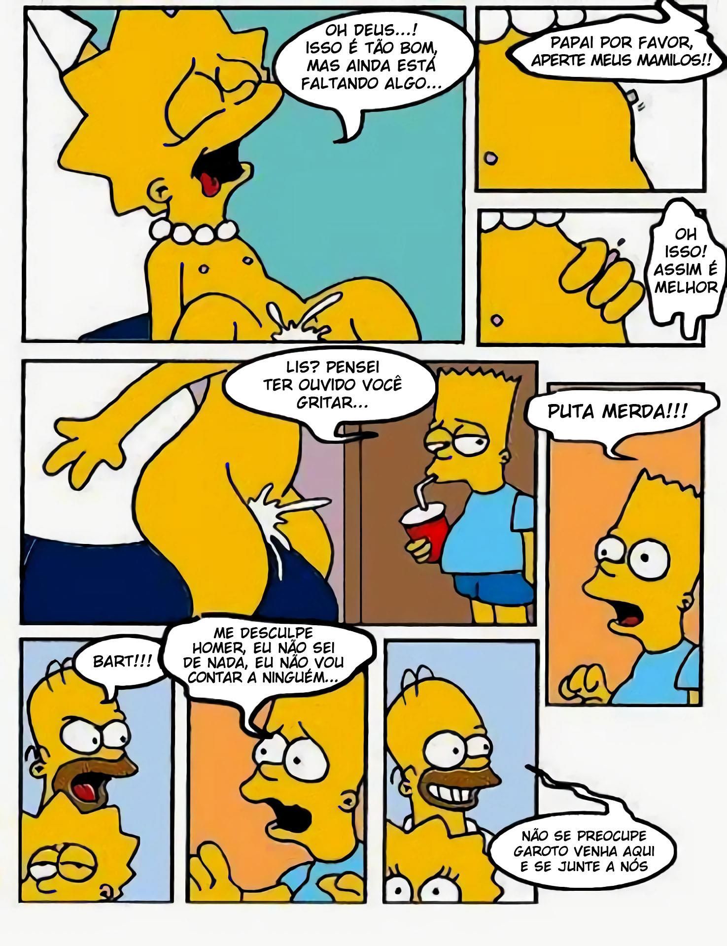 Simpsons Incesto Empurrão do papai (7)