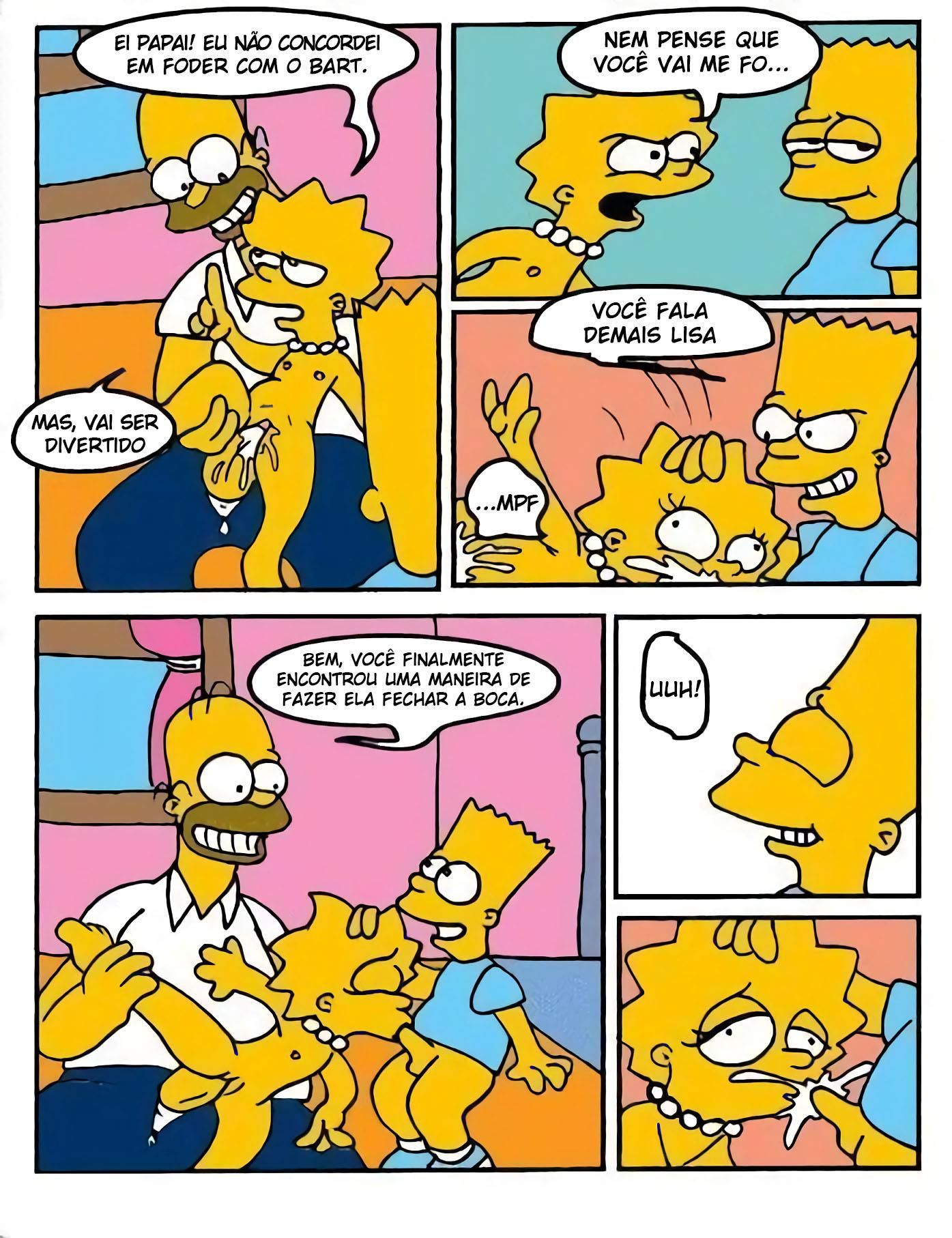 Simpsons Incesto Empurrão do papai (8)