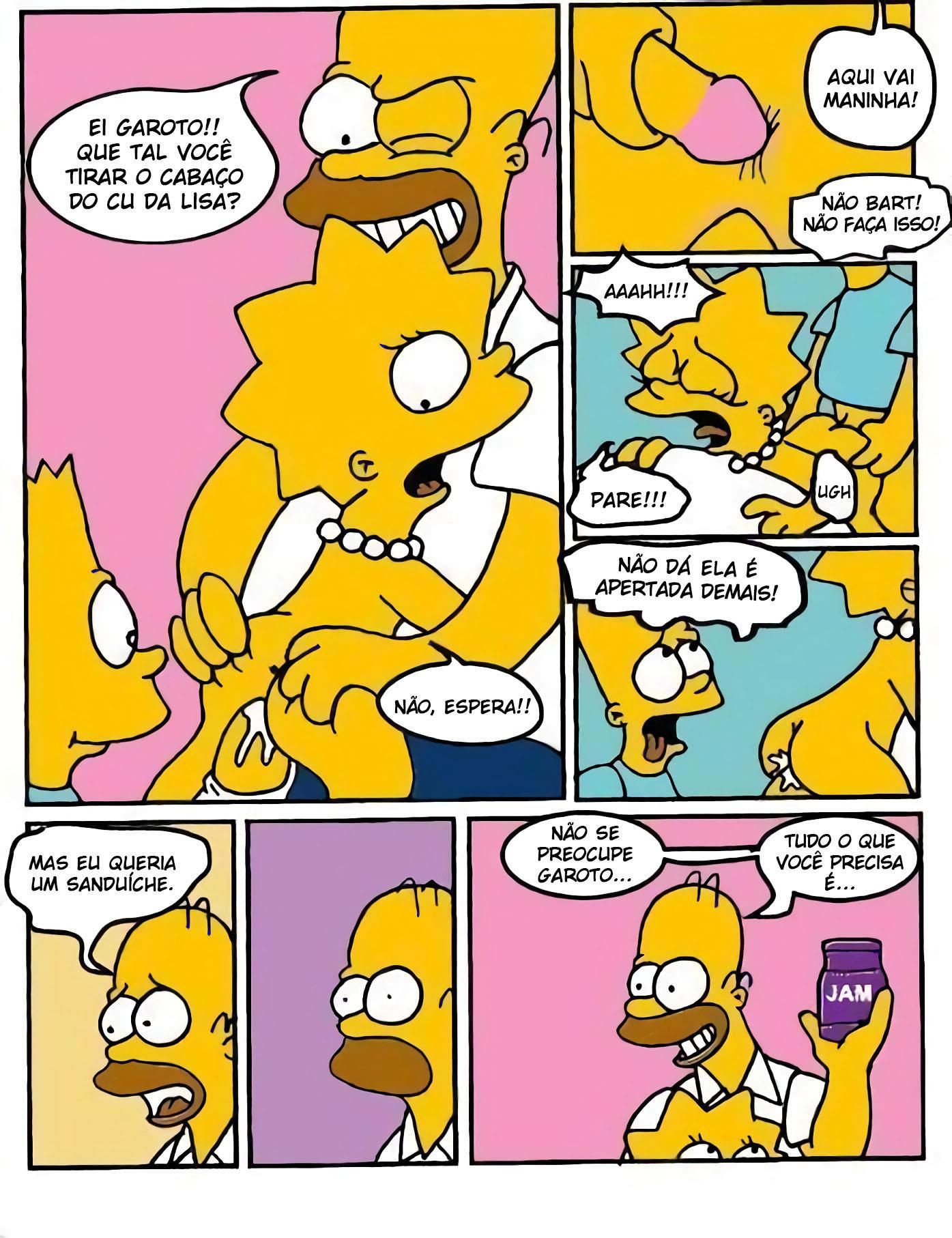 Simpsons Incesto Empurrão do papai (9)