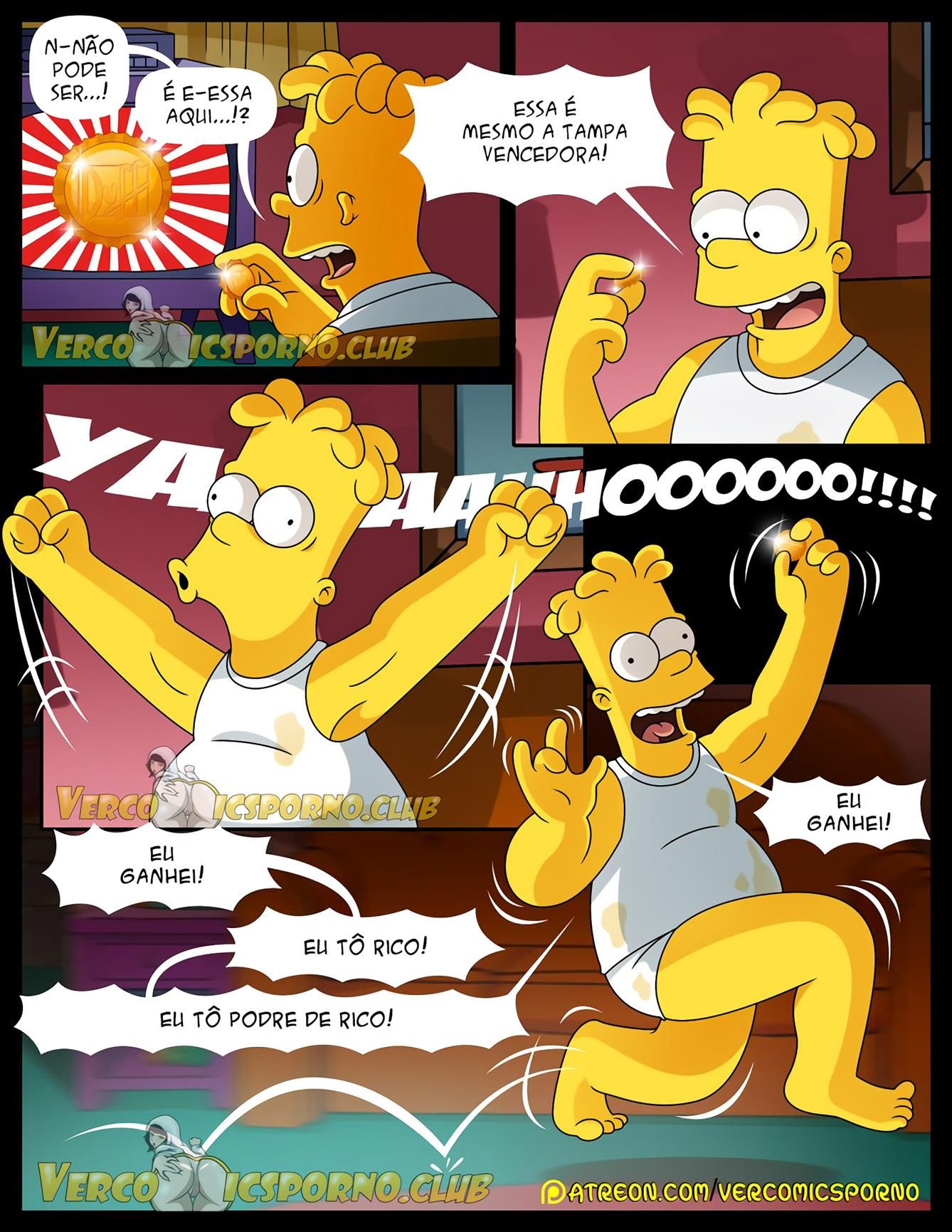 Simpsons Pornô Não há sexo sem Ex (10)