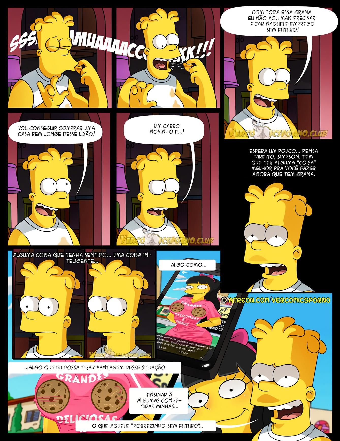 Simpsons Pornô Não há sexo sem Ex (11)