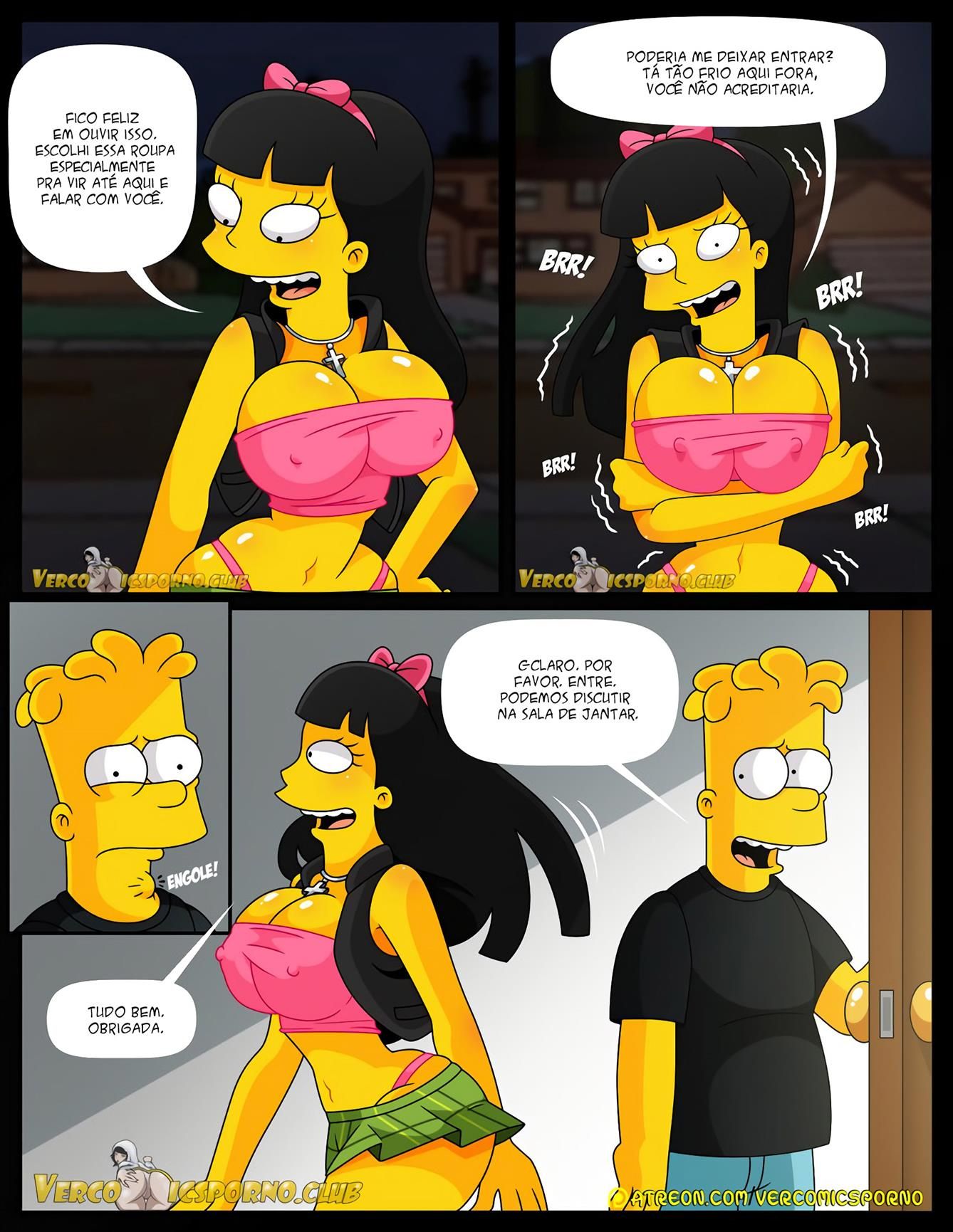 Simpsons Pornô Não há sexo sem Ex (17)