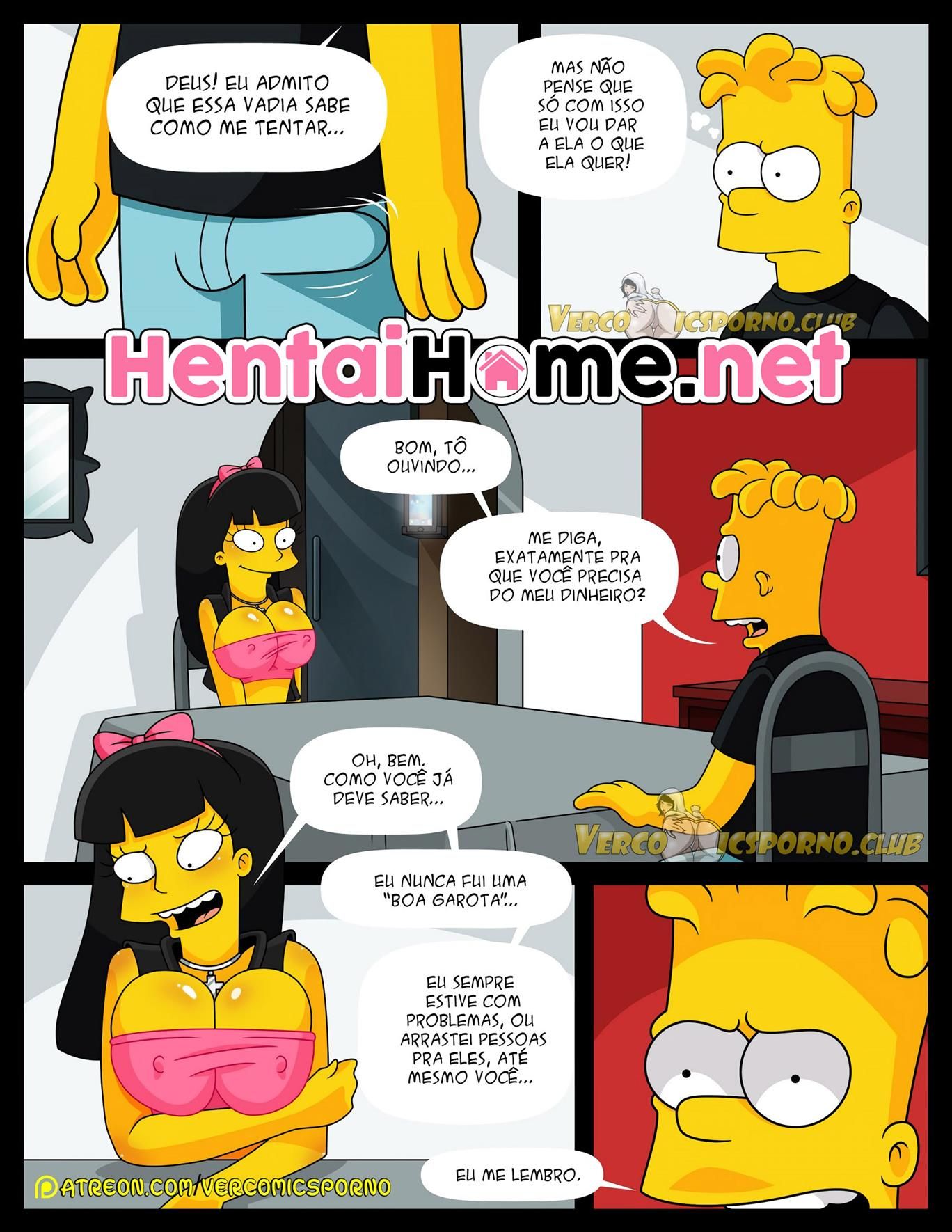 Simpsons Pornô Não há sexo sem Ex (19)