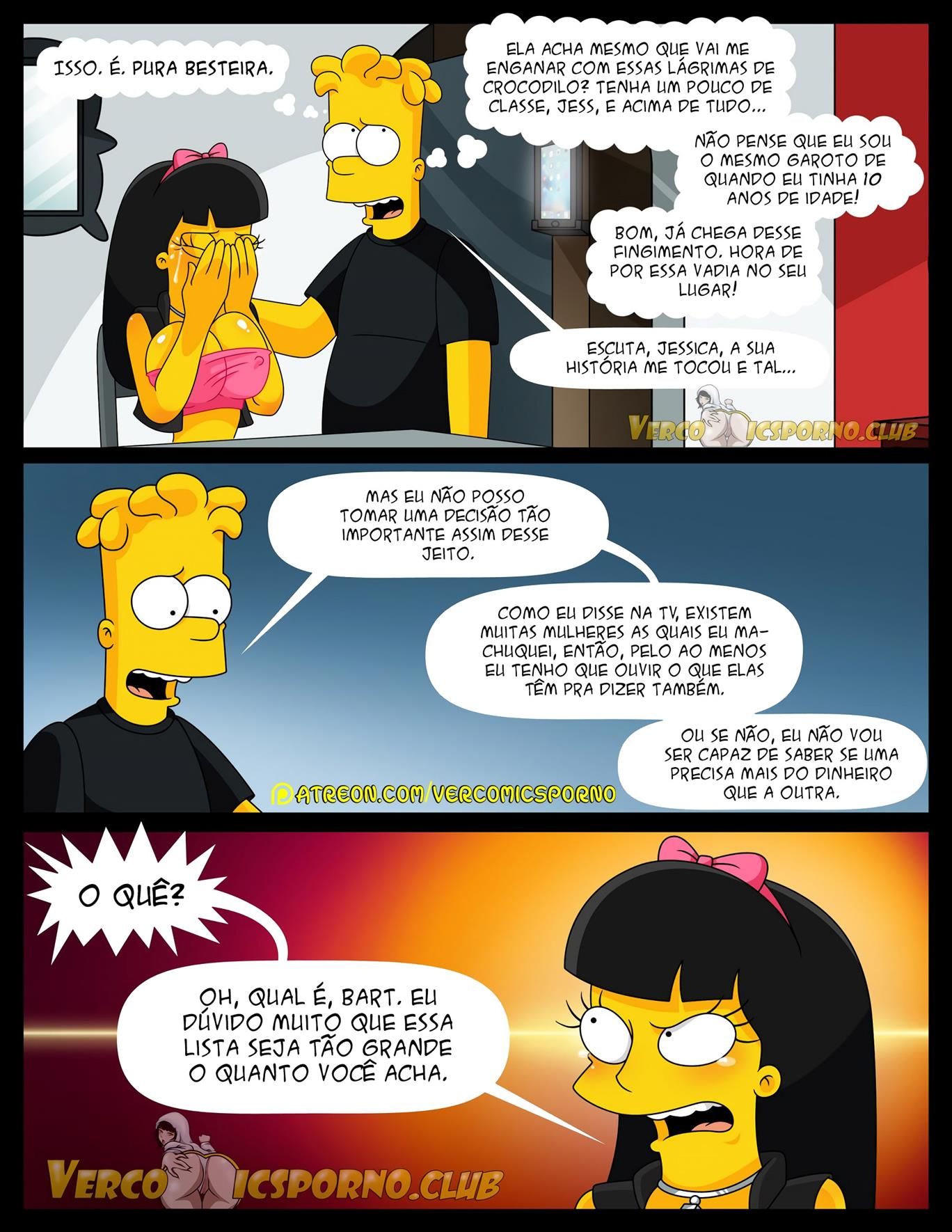 Simpsons Pornô Não há sexo sem Ex (21)