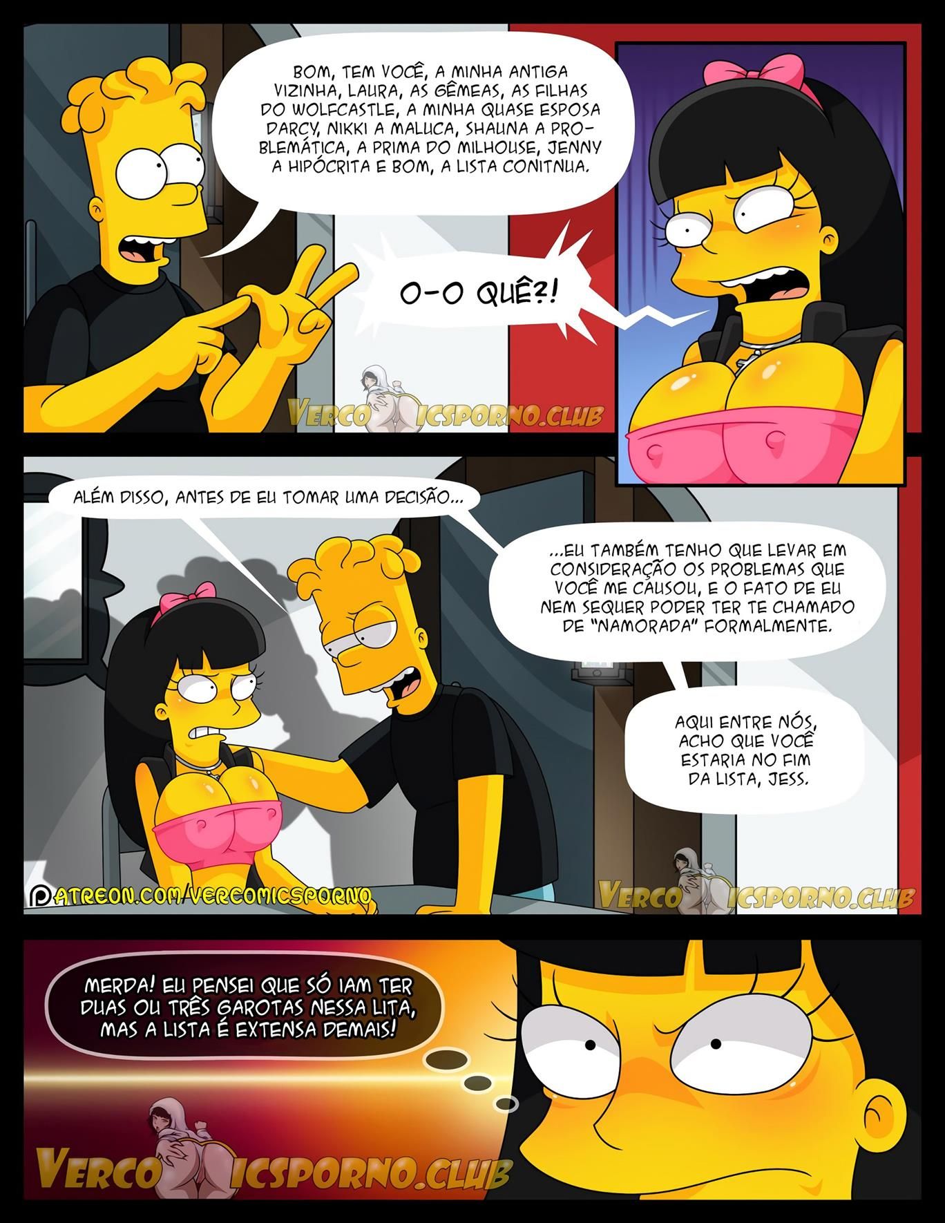 Simpsons Pornô Não há sexo sem Ex (22)