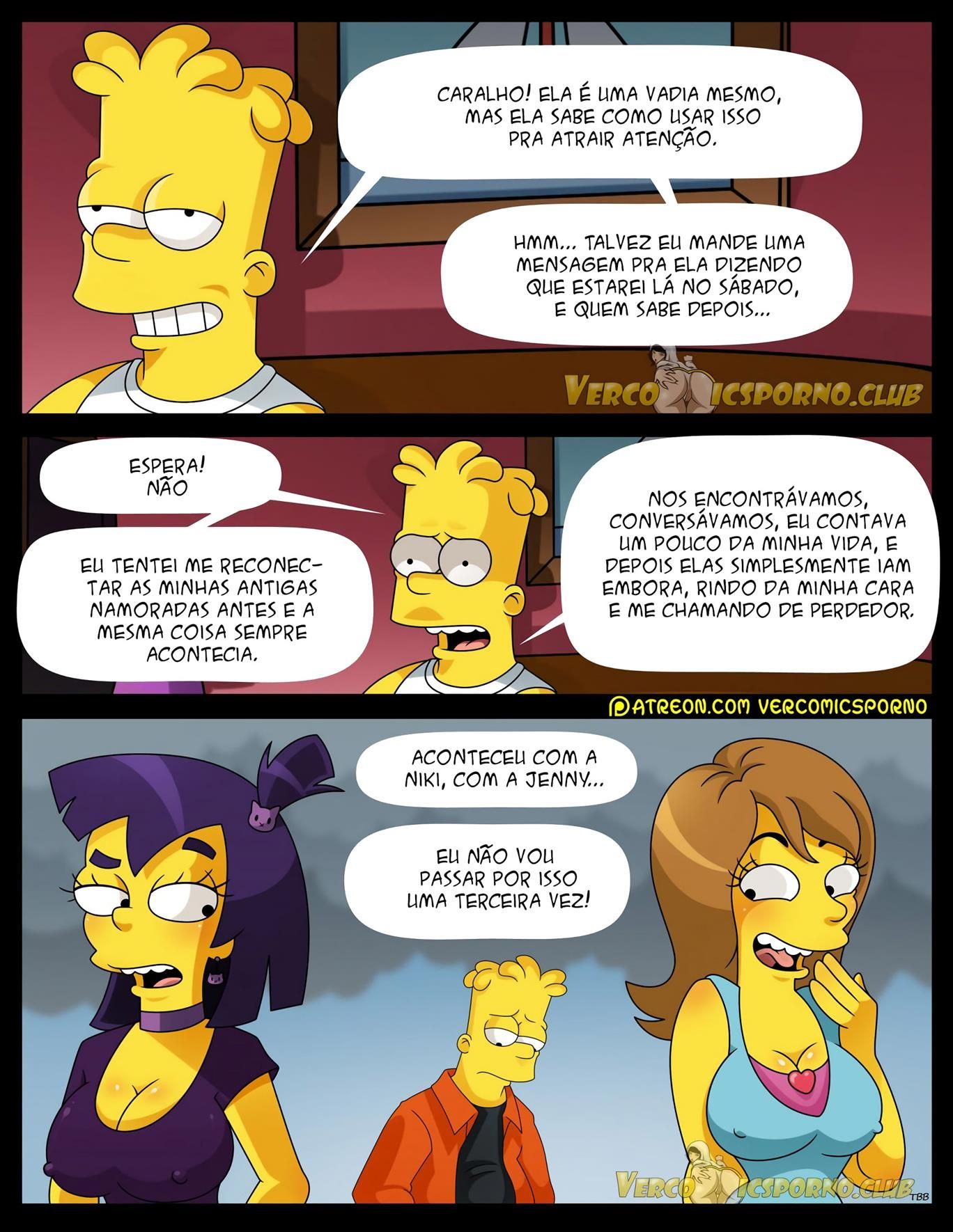 Simpsons Pornô Não há sexo sem Ex (5)
