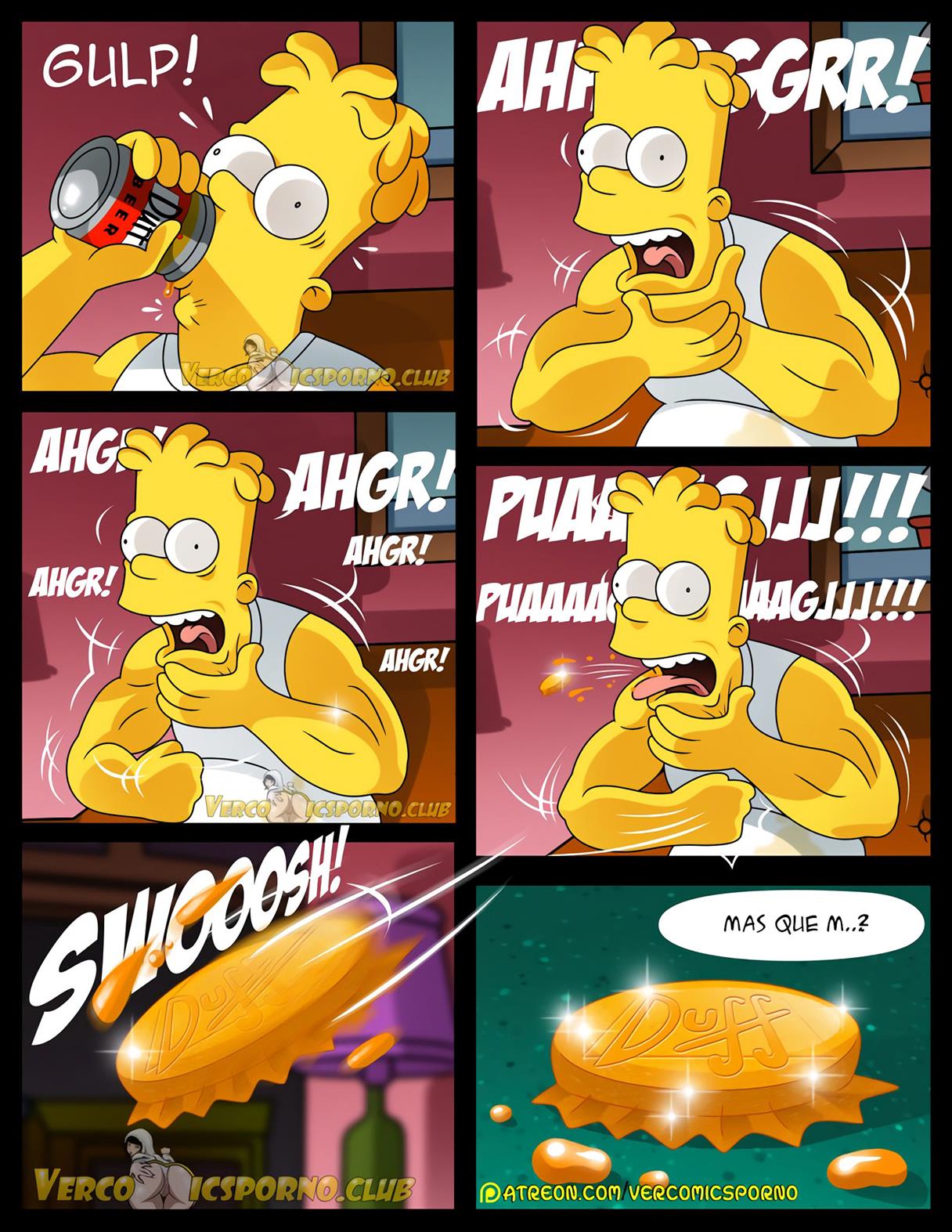 Simpsons Pornô Não há sexo sem Ex (7)