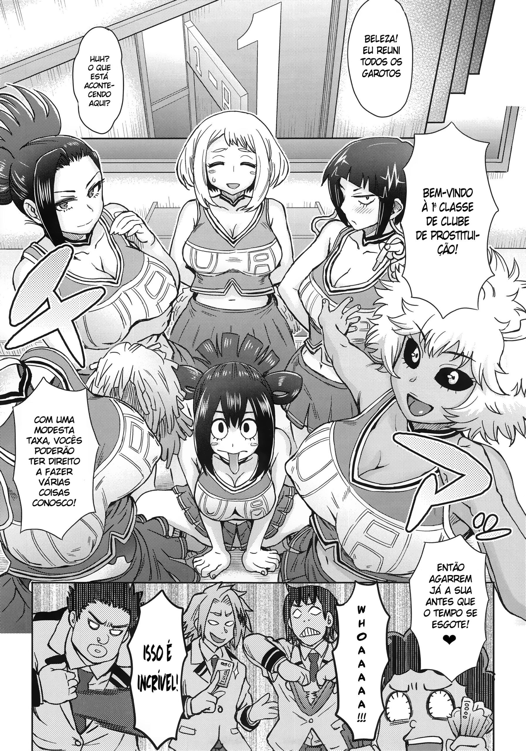 Uraraka à prostituta de Boku no Hero Academia (10)