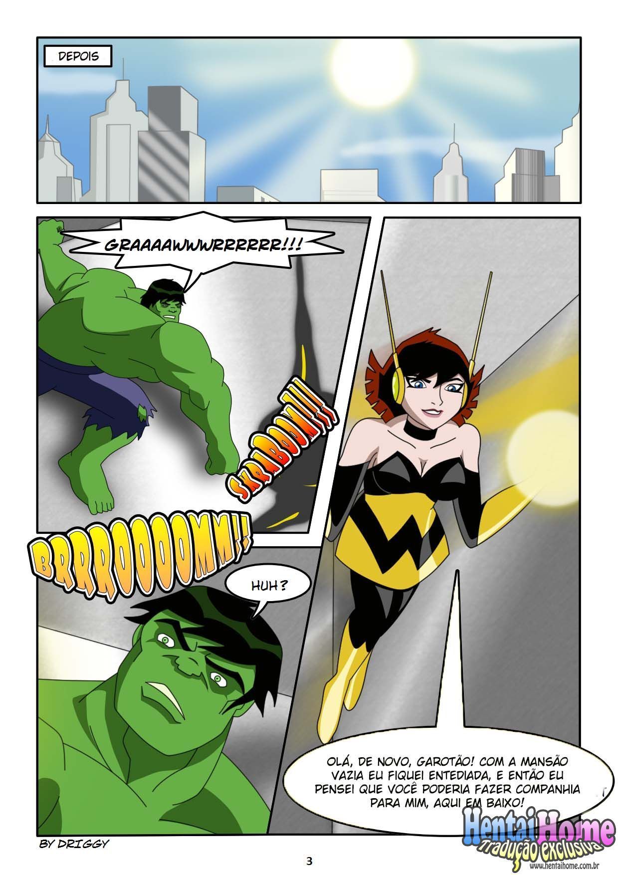 Vingadores XXX – Vespa e Hulk (3)