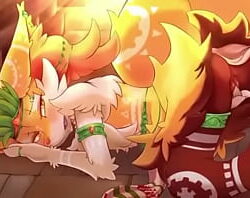 Braixen animated hentai