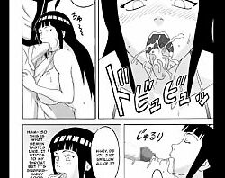 Hinata se entregando ao prazer hentai